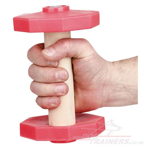 new dog toy dumbbell design